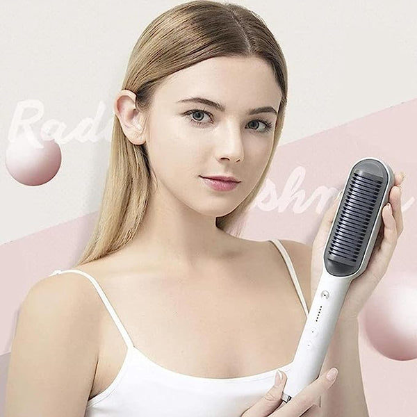 Electric Hair Smoothing Curling Comb